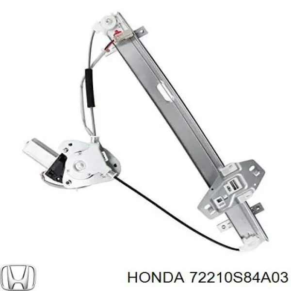 Mecanismo de acionamento de vidro da porta dianteira direita Honda Accord VI CG
