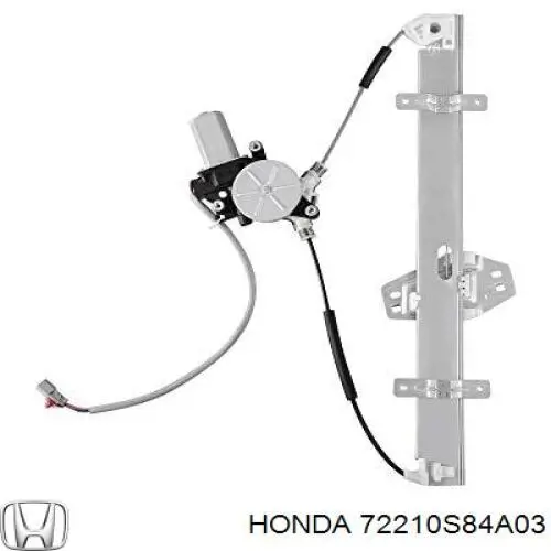  Mecanismo de acionamento de vidro da porta dianteira direita Honda Accord VI sedan (CG) (1998 - 2003) VI