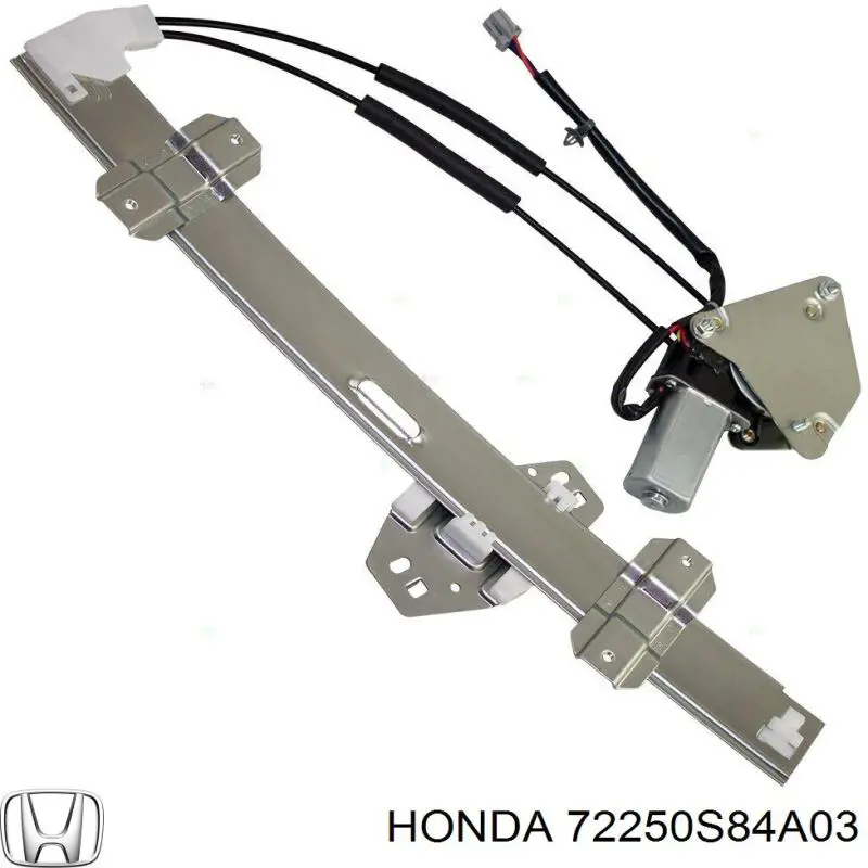 Mecanismo de acionamento de vidro da porta dianteira esquerda para Honda Accord VI CG