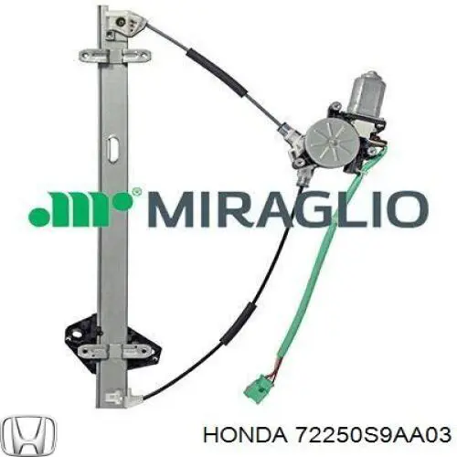Mecanismo de acionamento de vidro da porta dianteira esquerda Polcar 3876PSG1 preço, a partir de 153,38 USD