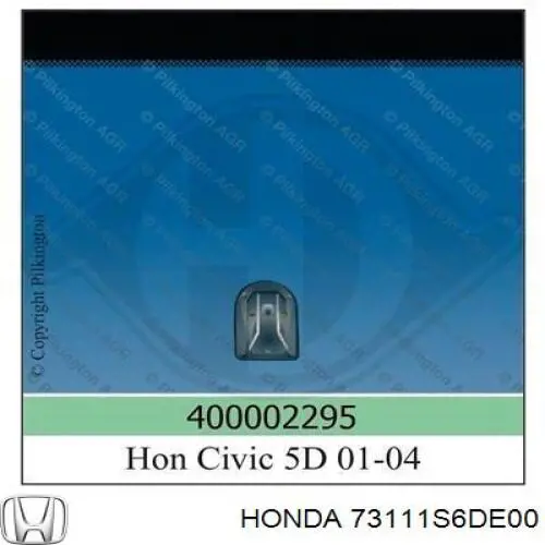 Pára-brisas Honda 73111S6DE00 preço, a partir de 317,35 USD