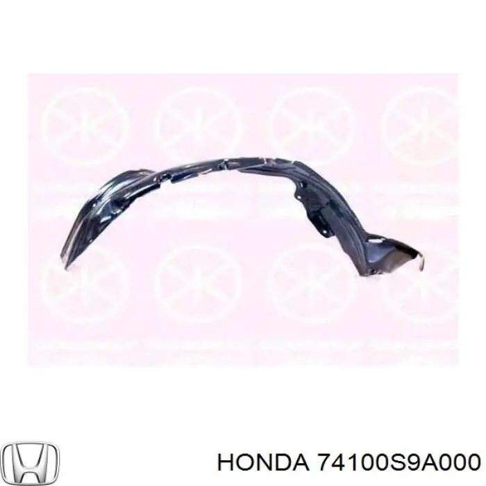 Guarda-barras direito do pára-lama dianteiro Honda 74100S9A000 preço, a partir de 16,98 USD