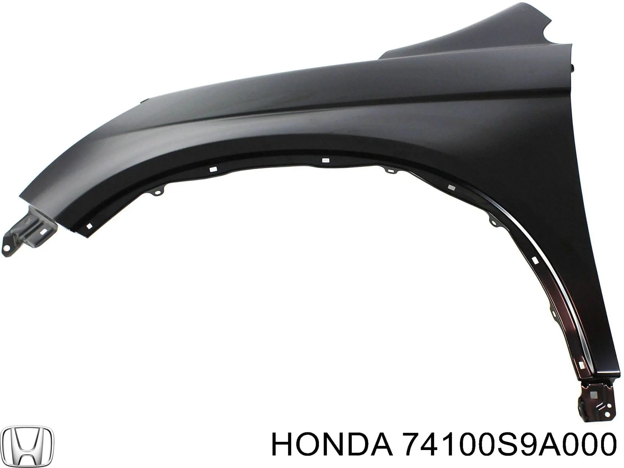 Compre 74100S9A000 Honda Guarda-barras direito do pára-lama dianteiro