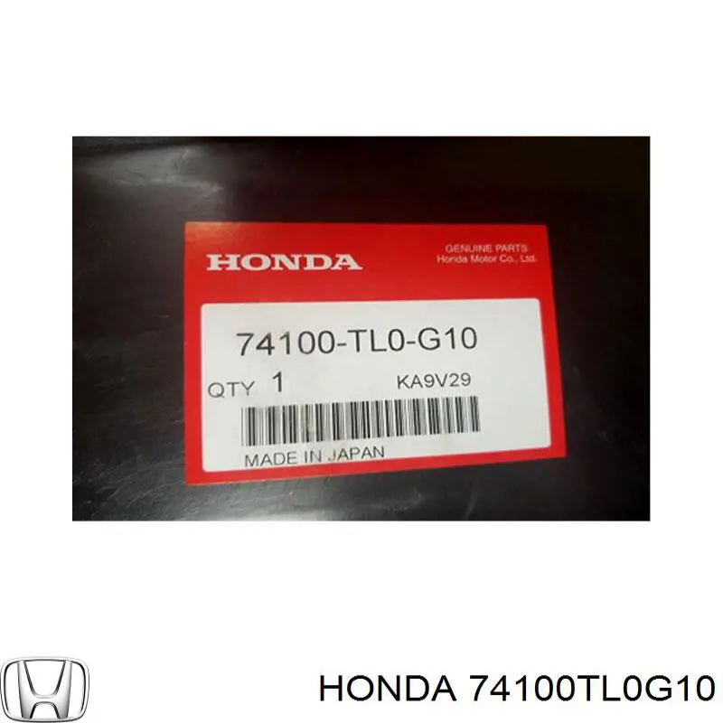 Compre 74100TL0G10 Honda Guarda-barras direito do pára-lama dianteiro
