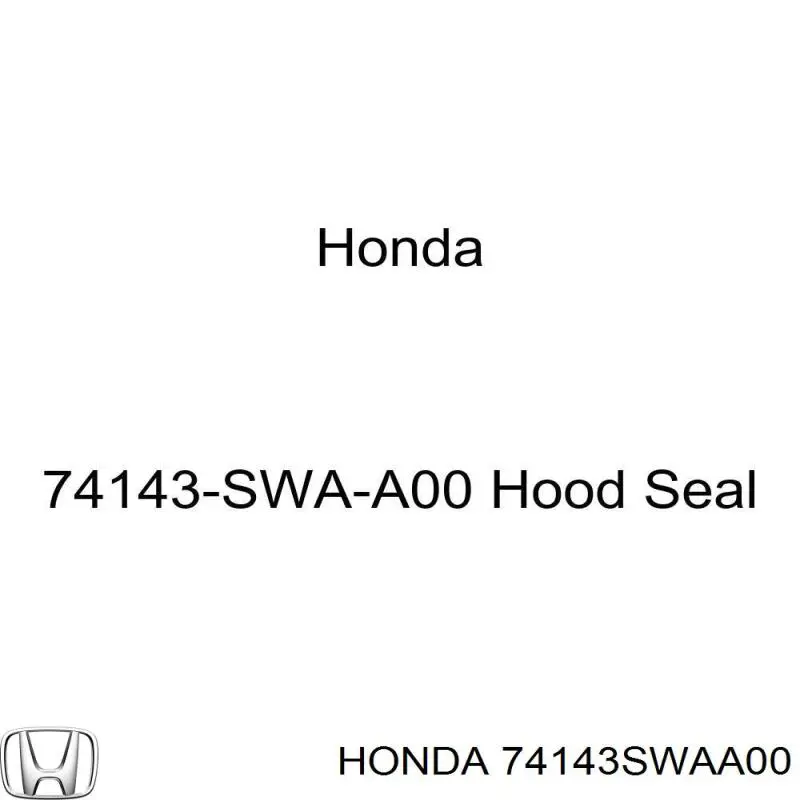  Honda 74143SWAA00 preço, a partir de  