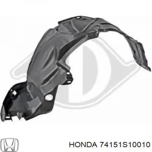74151S10010 Honda Guarda-barras esquerdo do pára-lama dianteiro