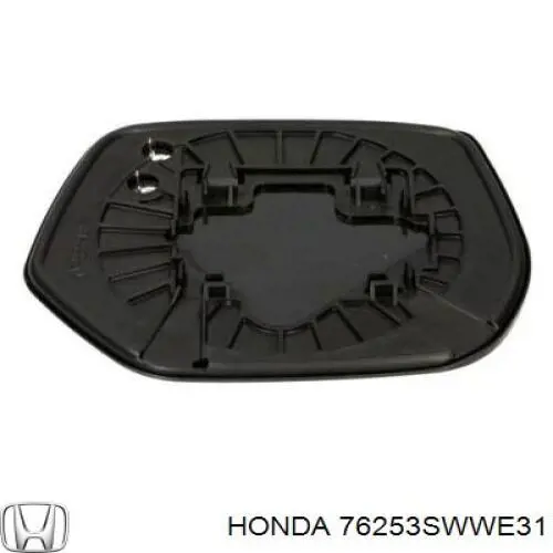 Compre 76253SWWE31 Honda Elemento espelhado do espelho de retrovisão esquerdo