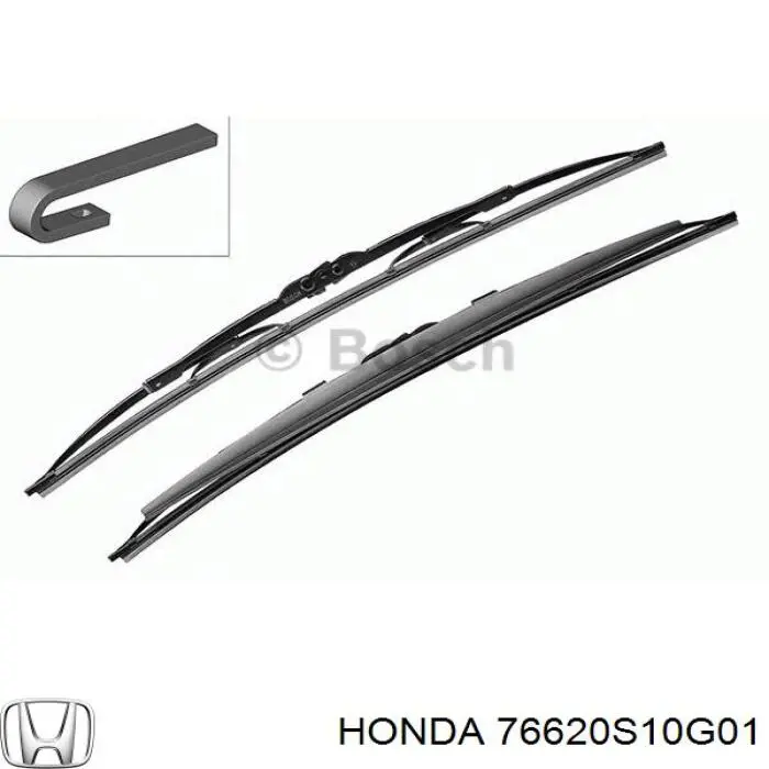 Compre 76620S10G01 Honda Limpa-pára-brisas do pára-brisas de passageiro