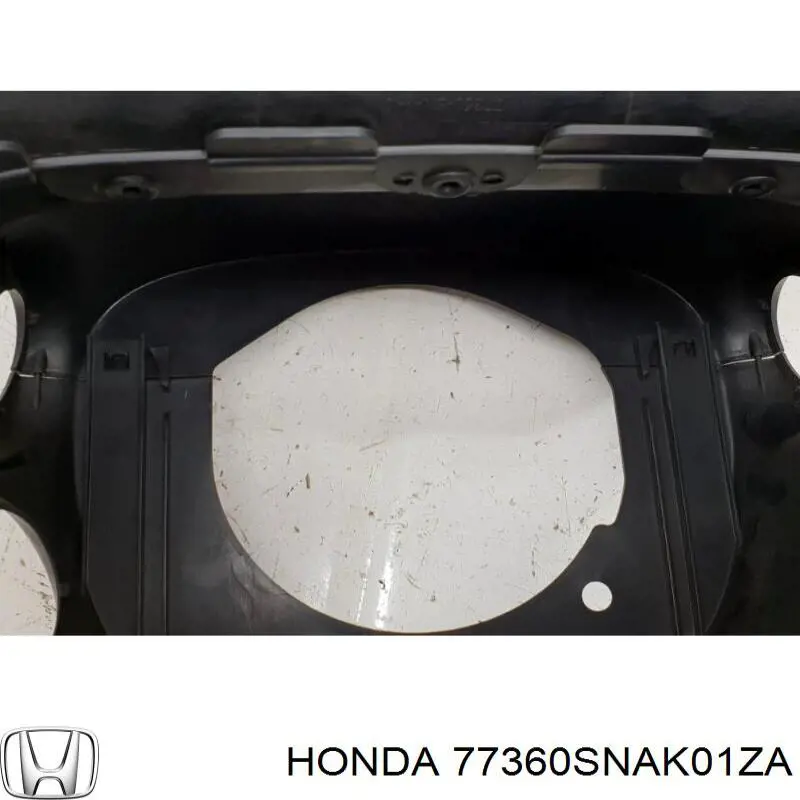 77360SNAK01ZA Honda Placa sobreposta da coluna de direção