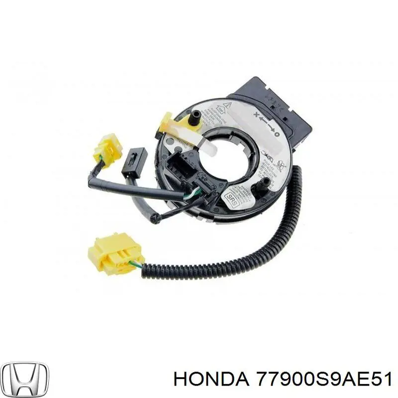 77900S9AE51 Honda Anel AIRBAG de contato, cabo plano do volante