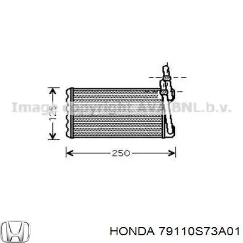 Radiador de forno (de aquecedor) 3810N81 Polcar