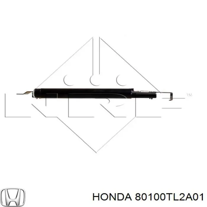 80100TL2A01 Honda Radiador de aparelho de ar condicionado