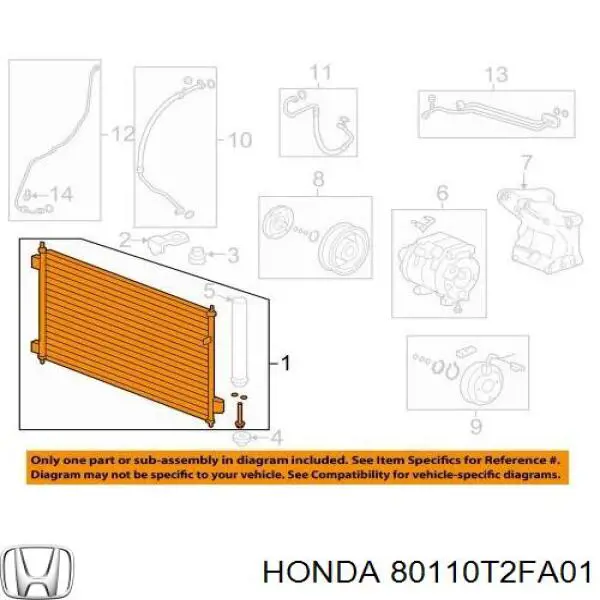 Radiador de aparelho de ar condicionado Koyorad CD080672