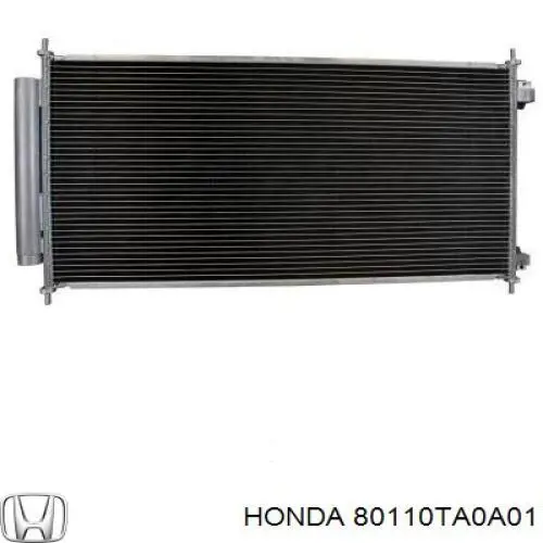 80110TA0A01 Honda Radiador de aparelho de ar condicionado