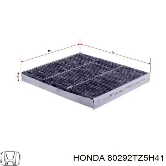 Filtro de salão Honda 80292TZ5H41 preço, a partir de 12,91 USD