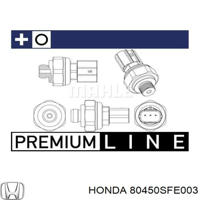 Compre 80450SFE003 Honda Sensor de pressão absoluta de aparelho de ar condicionado