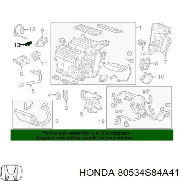  Honda 80534S84A41 preço, a partir de 105,18 USD