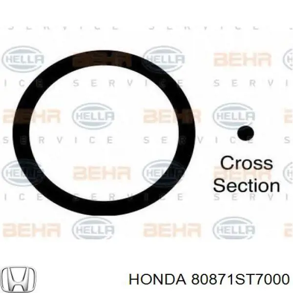 80871ST7000 Honda Vedante do flange (da união em T) do sistema de esfriamento