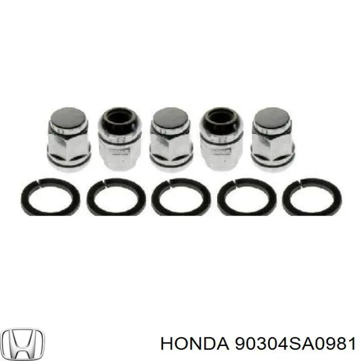 Compre 90304SA0981 Honda Porca de roda