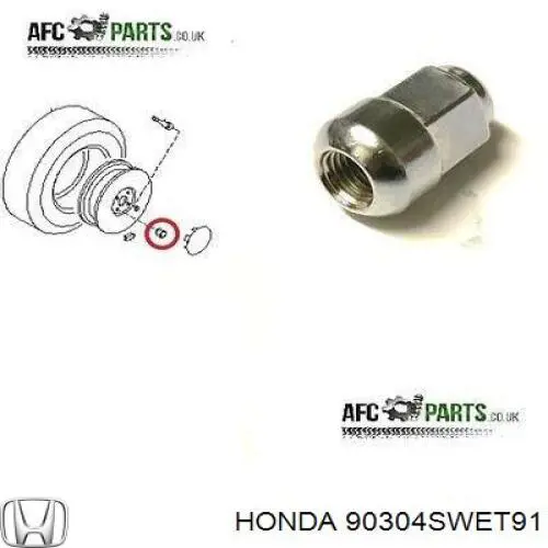 Porca de roda para Honda CR-V IV RM