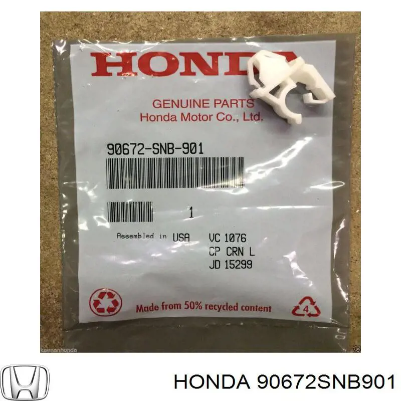 Fixador de suporte da capota Honda 90672SNB901 preço, a partir de 4,47 USD