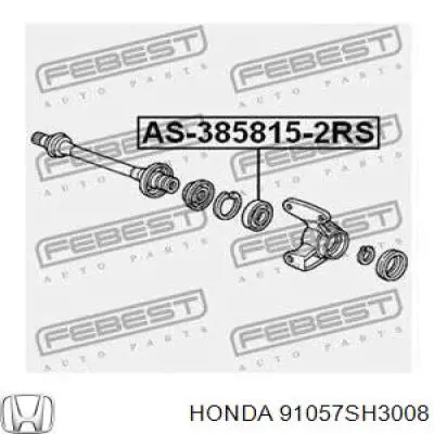 Compre 91057SH3008 Honda Rolamento suspenso do semieixo dianteiro