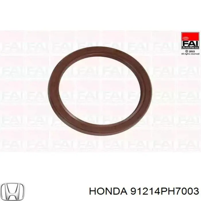 91214PL2003 Honda Vedação traseira de cambota de motor