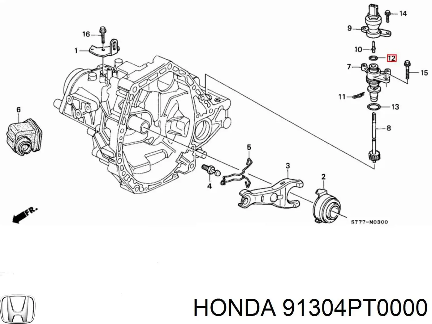  Honda 91304PT0000 preço, a partir de  