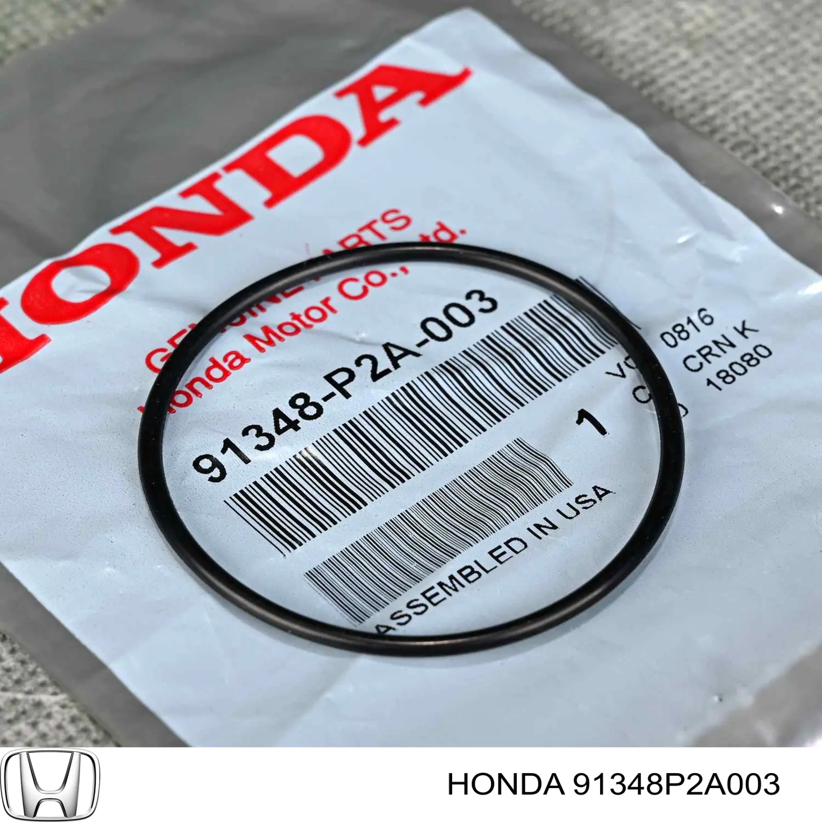 91348P2A003 Honda Vedação de bomba da Direção hidrâulica assistida do volante