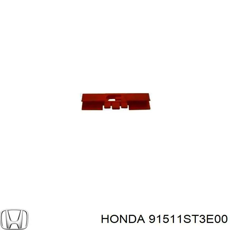 91511ST3E00 Honda Cápsula (prendedor) de fixação de moldura de pára-brisas