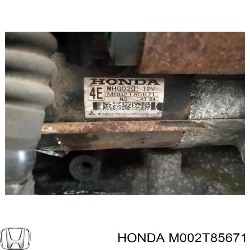 M002T85671 Honda Motor de arranco