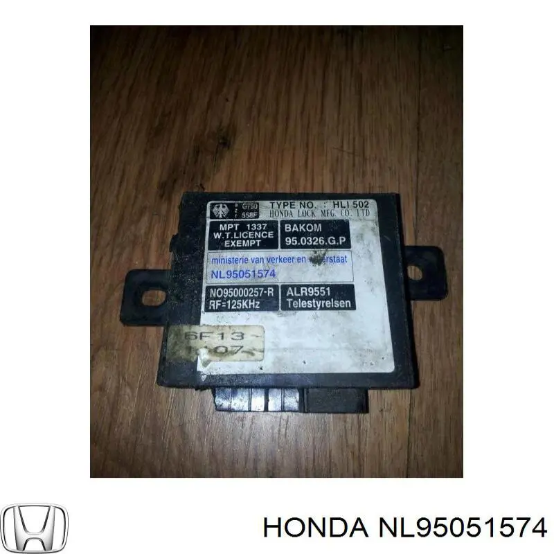 NL95051574 Honda 