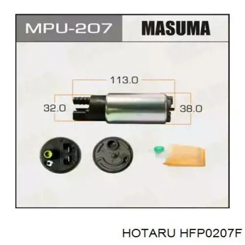HFP0207F Hotaru Módulo de bomba de combustível com sensor do nível de combustível