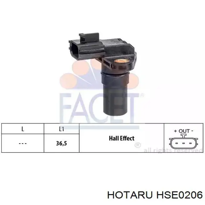 Sensor de velocidade Hotaru HSE0206