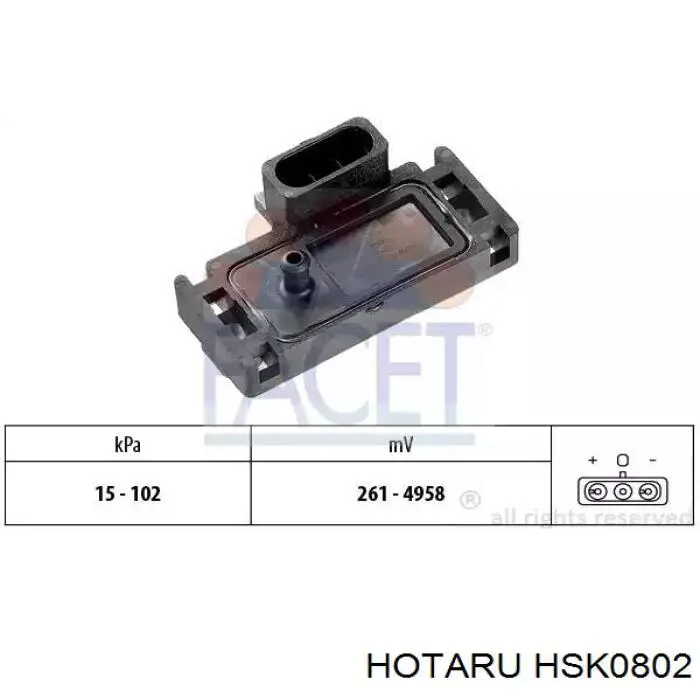 Sensor de detonação HSK0802 Hotaru