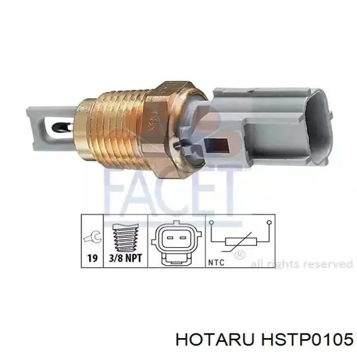 Compre HSTP0105 Hotaru Sensor de posição da válvula de borboleta (potenciômetro)