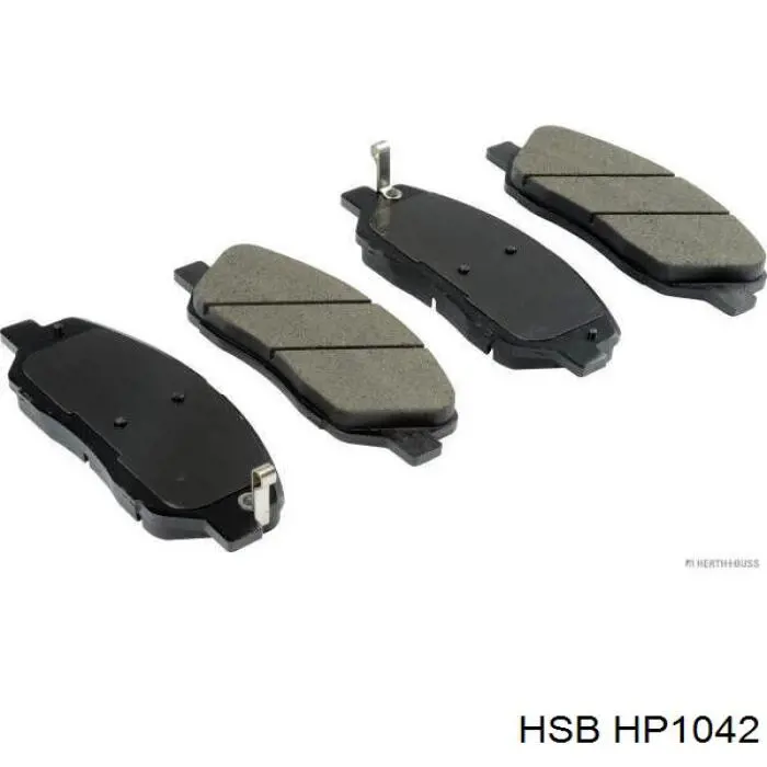 Compre HP1042 HSB Sapatas do freio dianteiras de disco