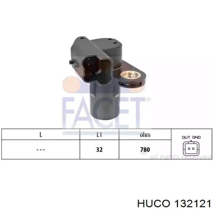 Relê das velas de incandescência 132121 Huco