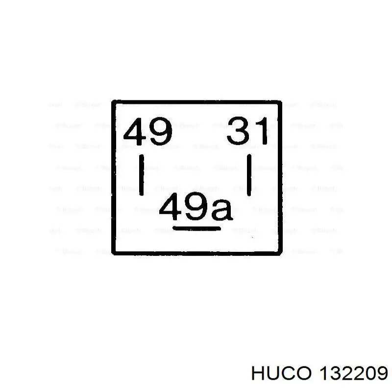 Relê de pisca-pisca 132209 Huco