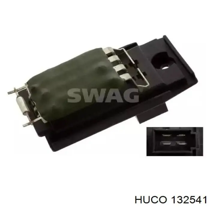 Resistor (resistência) de ventilador de forno (de aquecedor de salão) Huco 132541 preço, a partir de 11,90 USD
