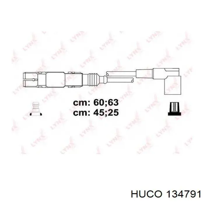 Fios de alta voltagem, kit Huco 134791 preço, a partir de 47,88 USD