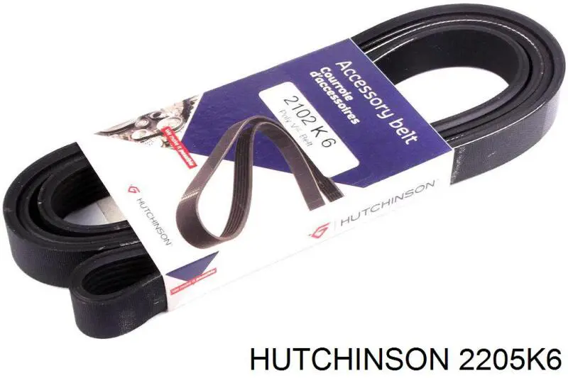 Correia dos conjuntos de transmissão 2205K6 Hutchinson