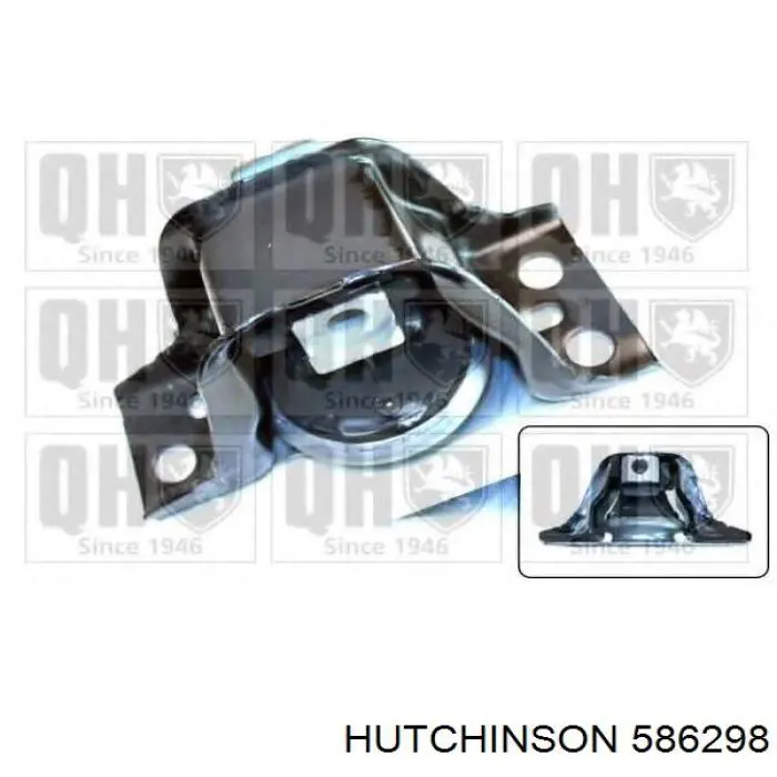Compre 586298 Hutchinson Coxim (suporte) dianteiro de motor