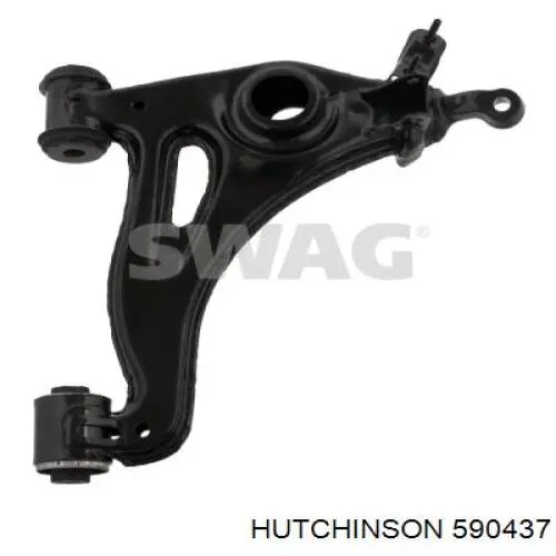 Compre 590437 Hutchinson Bloco silencioso dianteiro do braço oscilante inferior