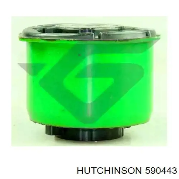 590443 Hutchinson Bloco silencioso de viga traseira (de plataforma veicular)