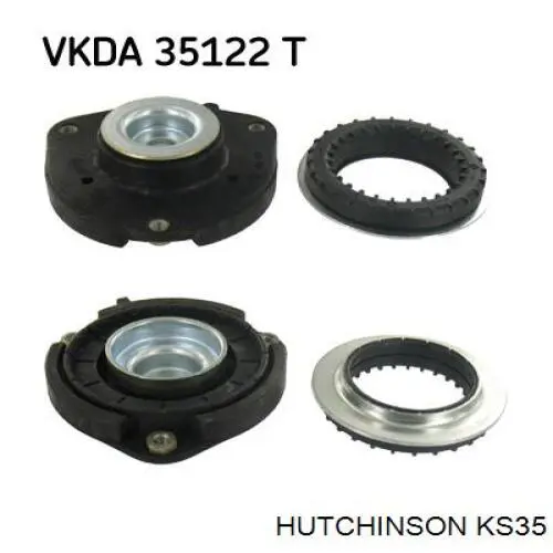 Compre KS35 Hutchinson Suporte de amortecedor dianteiro