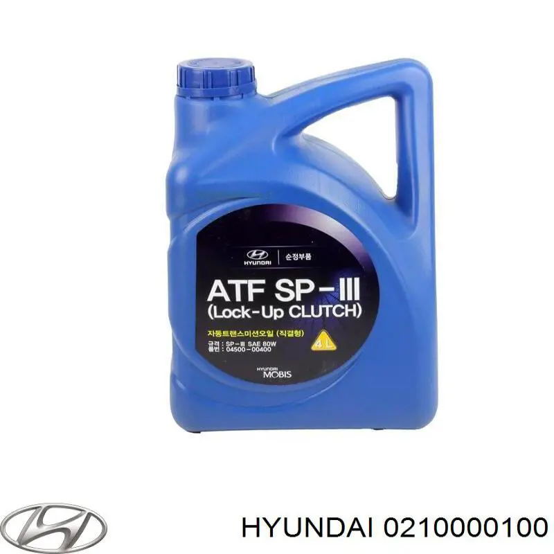 0210000100 Hyundai/Kia Óleo de transmissão