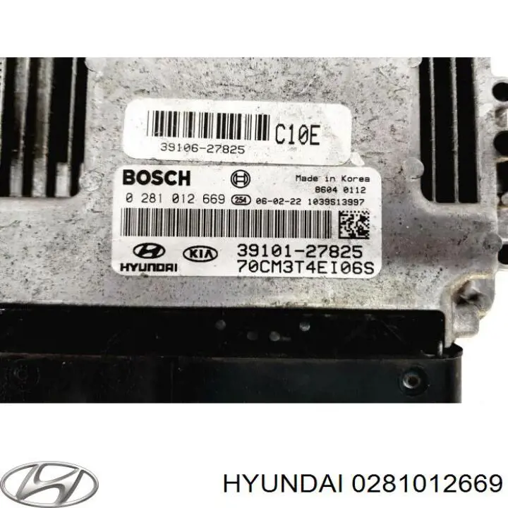 0281012669 Hyundai/Kia Módulo de direção (Centralina eletrônica) de motor