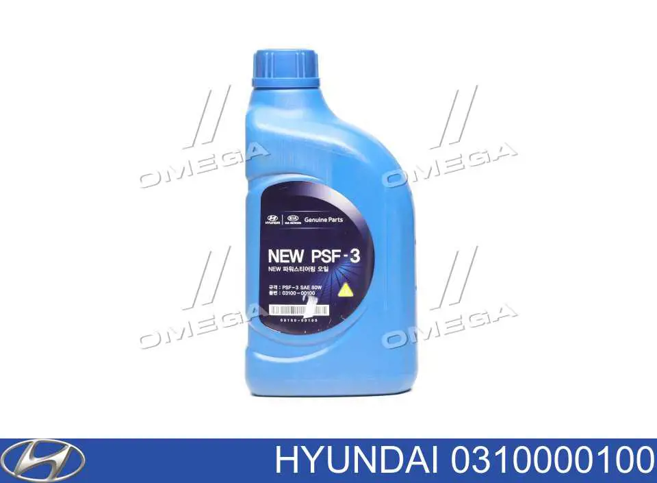 0310000100 Hyundai/Kia Fluido da Direção hidrâulica assistida