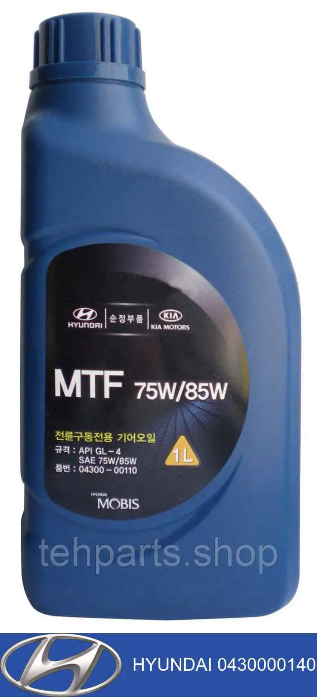 Óleo de transmissão Hyundai/Kia 0430000140 preço, a partir de 14,03 USD